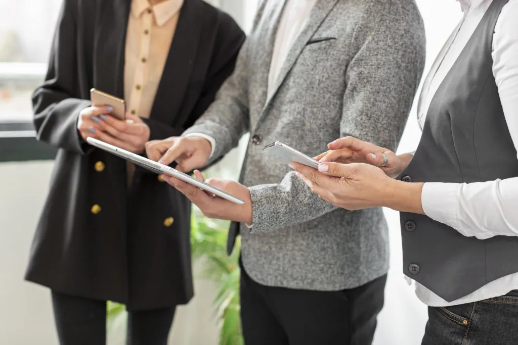 Close Up Group People Working Together 1024X683
